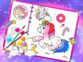Leikur Fabulous Cute Unicorn Coloring Book á netinu