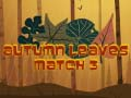 Leikur Haustblað Match 3 á netinu