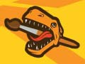Leikur Litun Dinosaur Warrior á netinu