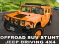 Leikur Offroad SUV stunt Jeep akstur 4x4 á netinu