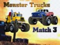 Leikur Monstrar Lastebil Match 3 á netinu