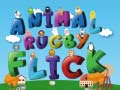 Leikur Dýrin Rugby Flick á netinu
