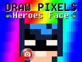 Leikur Teikna andlit pixelahetja á netinu