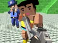 Leikur GunGame skotstríð: blokk gangster á netinu