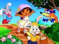 Leikur Dora Gleði Páska. Finndu munina á netinu