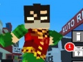Leikur Teen Titans Go: Minecraft Tíningshlaupari 3D á netinu