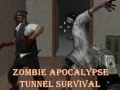 Leikur Zombí heimsendi tunneling á netinu