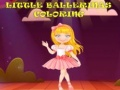 Leikur Litlar Ballettanir Lita á netinu