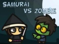 Leikur Samúrí gegn zombíum á netinu