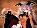 Leikur Anime Hrekkjavökupuzzl á netinu