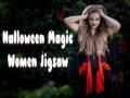 Leikur Halloween Töfrandi Kvenna Puzzl á netinu