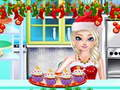 Leikur Systir Prinsessa Jól Cupcake Maker á netinu