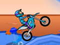Leikur S óssum. Hún fellur á mótó - Motocross á netinu