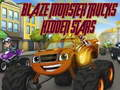 Leikur Falinn Stjörnur í Blaze Monster Trucks á netinu