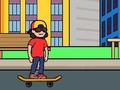 Leikur Skateboard Wheelie á netinu
