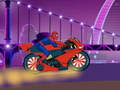 Leikur Spiderman Moto Keppni á netinu