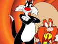 Leikur Looney Tunes Púsl á netinu