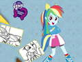 Leikur Equestria Girls Litabók á netinu