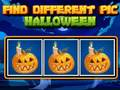 Leikur Finndu mismunandi mynd Halloween á netinu