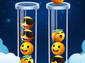Leikur Emoji Lita Sniðpuzzle á netinu