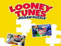 Leikur Looney Tunes jólapuzzle á netinu