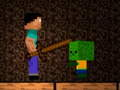 Leikur Noob gegn Zombíum - Skógarbíóm á netinu
