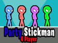Leikur Partý Stickman 4 Leikmaður á netinu