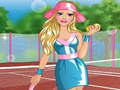Leikur Barbie tennis kjóll á netinu