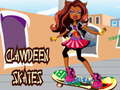 Leikur Clawdeen fer á skauta á netinu