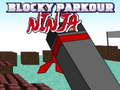 Leikur Blocky Parkour Ninja á netinu