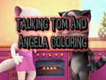 Leikur Lita Talking Tom og Angela á netinu