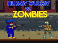 Leikur Huggy Wuggy gegn Zombí á netinu