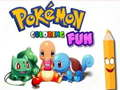 Leikur Skemmtun við að lita Pokémon á netinu