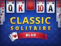 Leikur Klassískt Solitaire Blátt á netinu