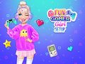 Leikur Skemmtilegur Gamer Stúlka Uppsetning á netinu