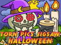 Leikur Rifin Myndir Puzzl Halloween á netinu