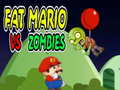 Leikur Feitur Mario á móti zombíum á netinu