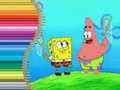Leikur Lita bók fyrir Spongebob á netinu