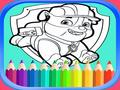 Leikur Litla málningabók PAW Patrol á netinu