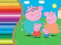 Leikur Litabók fyrir Peppa Gris á netinu