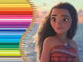 Leikur Litasafn fyrir Moana á netinu