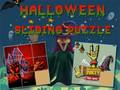Leikur Halloween Rúmupuzzle á netinu
