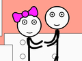 Leikur Stickman Flóttinn - Ástarsaga á netinu
