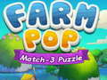 Leikur Bændur Pop Match-3 Púsl á netinu