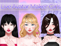 Leikur Lifandi Avatar Maker: Stúlkur á netinu