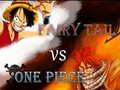 Leikur Fairy Tail gegn One Piece á netinu