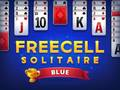 Leikur Freecell Solitaire Blár á netinu