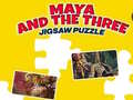 Leikur Maya og Þrjú Puzzles á netinu