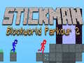 Leikur Stickman Blockworld Parkour 2 á netinu