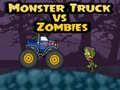 Leikur Monster Truck gegn Zombíum á netinu